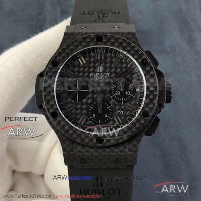 HB Factory Hublot Big Bang All Carbon Fiber 44mm Copy HUB4104 Chronograph Watch 301.QX.1740